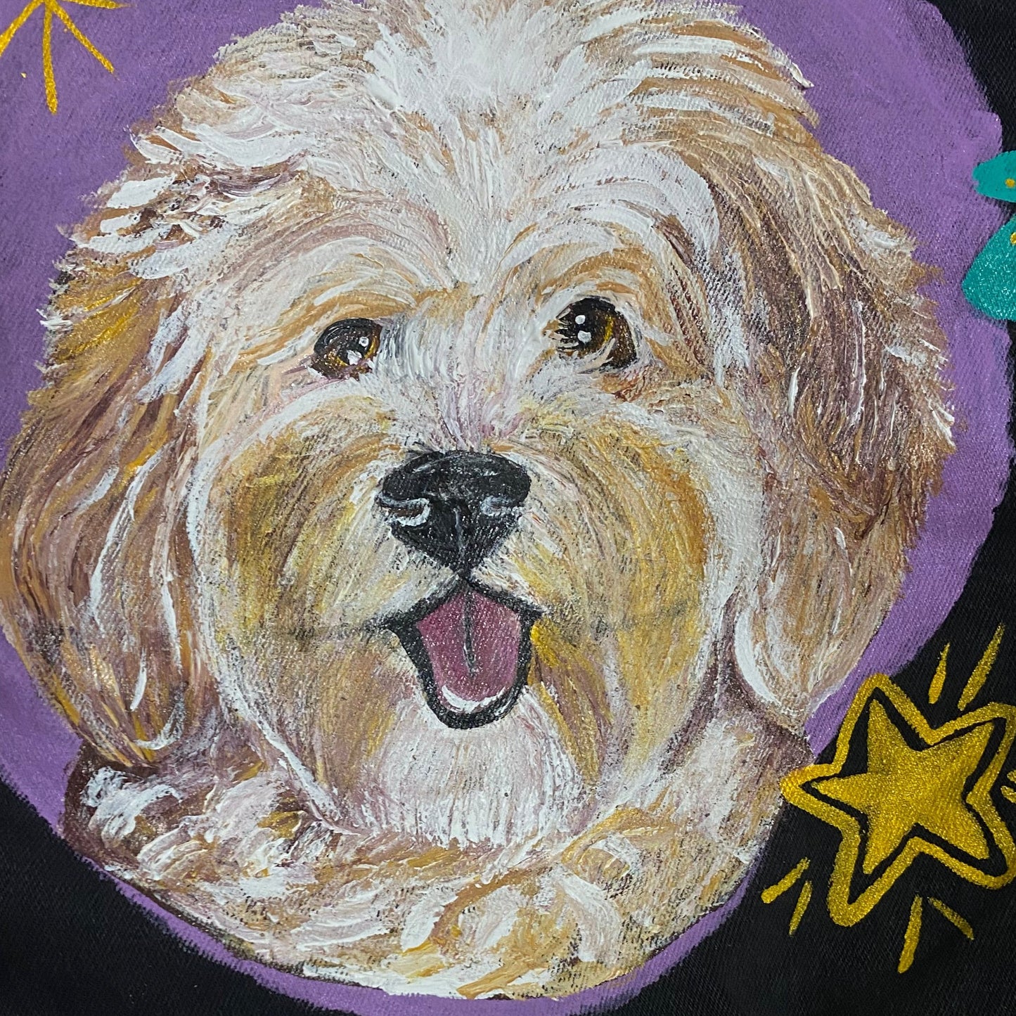 Chaqueta con retrato de mascota