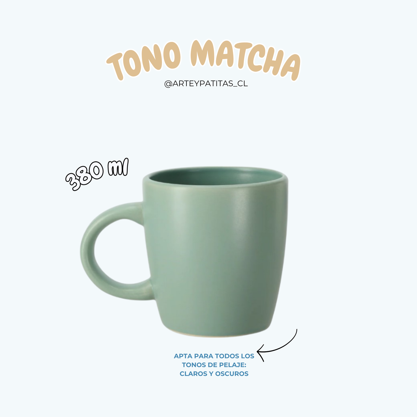 Taza única pintada a mano