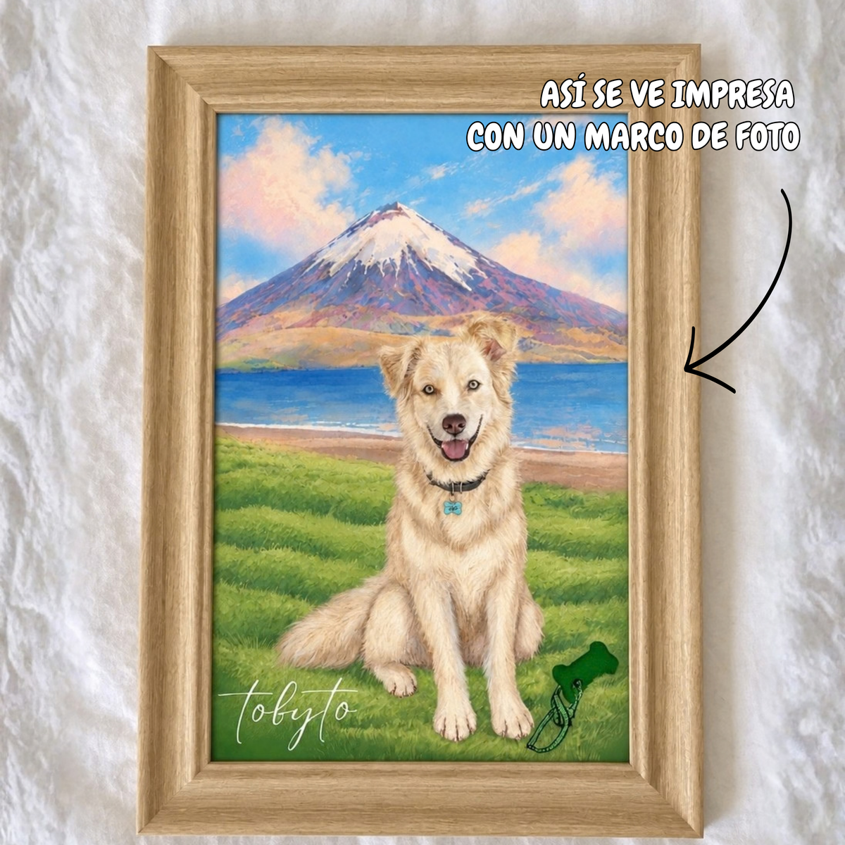 Ilustración Mascota + Paisaje