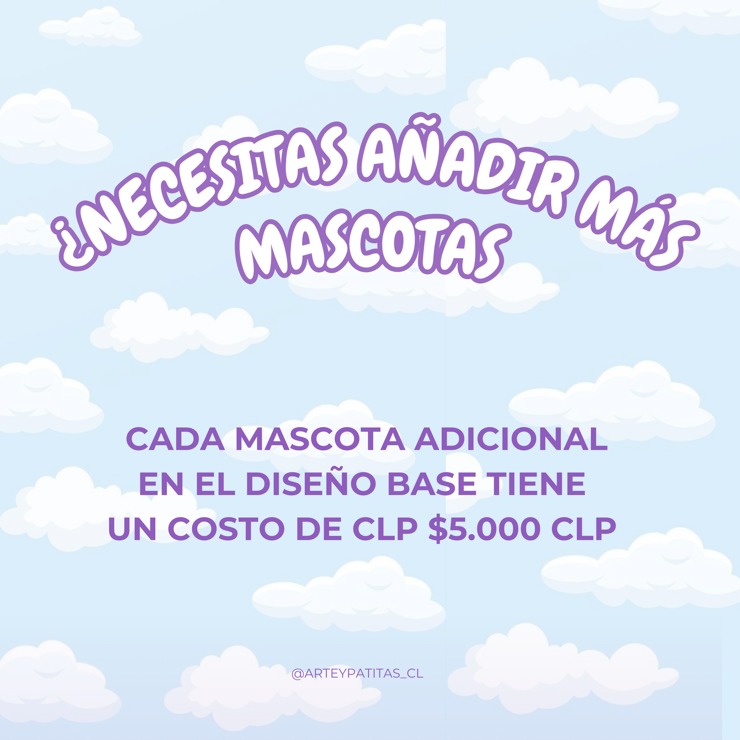 Polera blanca con estampado de mascota