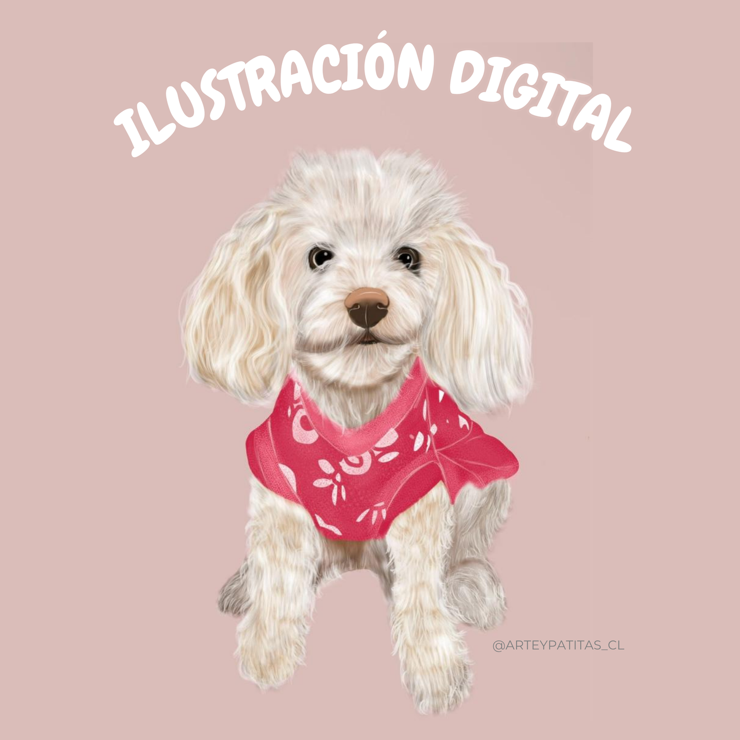 Ilustración Digital (1 mascota)