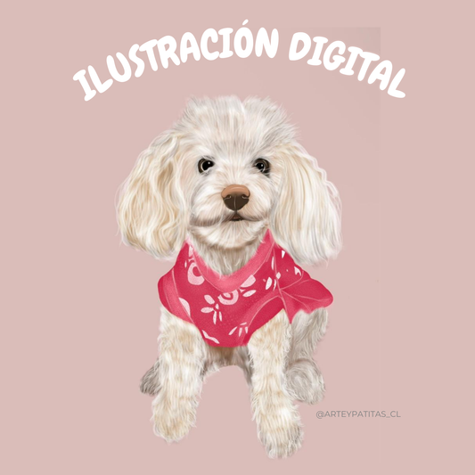 Ilustración Digital (1 mascota)