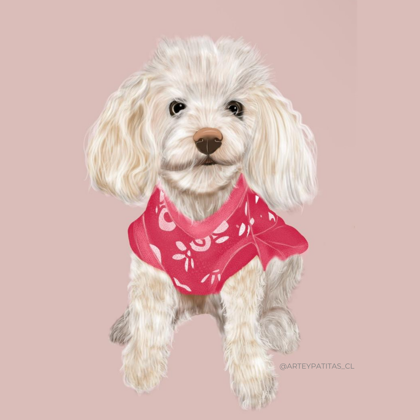 Ilustración Digital (1 mascota)