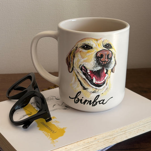Taza con el retrato de tu mascota