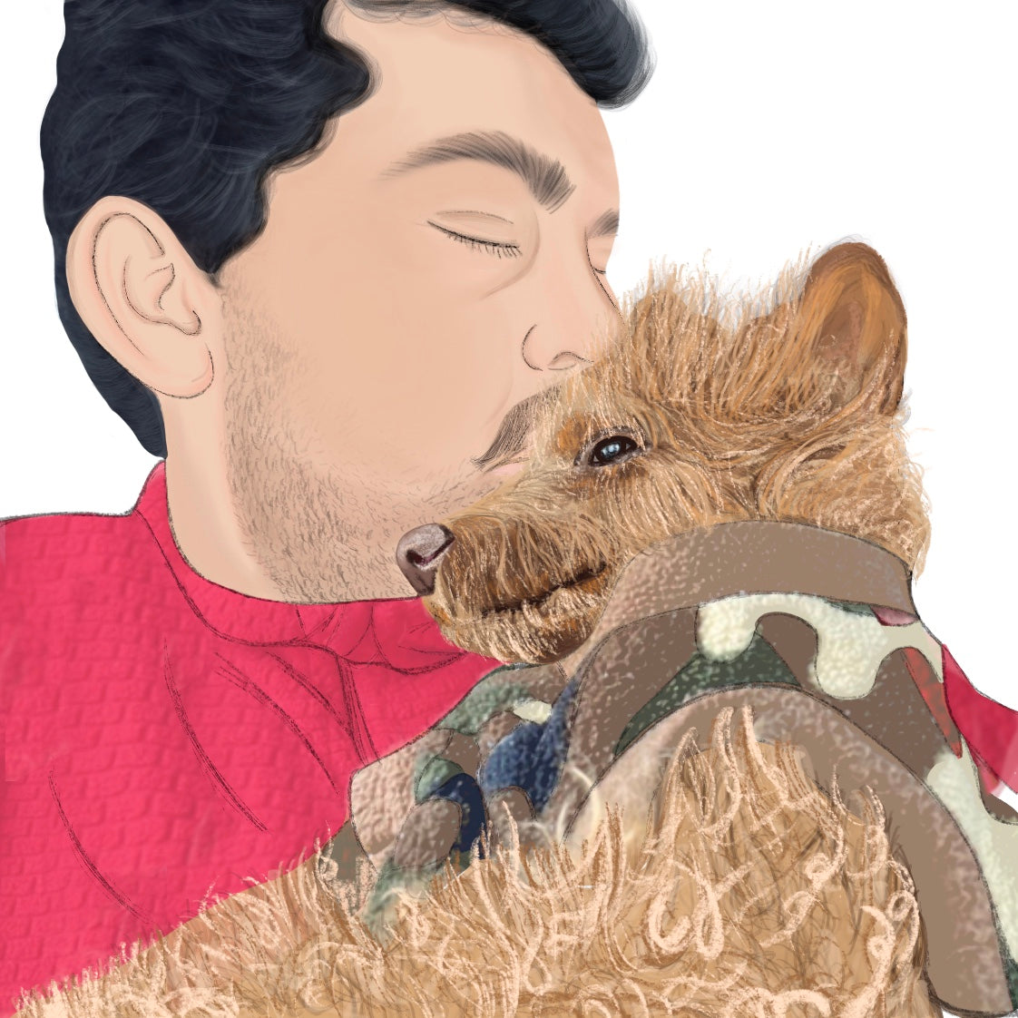 Ilustración Digital (1 mascota)